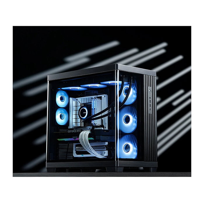 Jonsbo TK-4 Midi-Tower ATX Vidrio Templado Negro