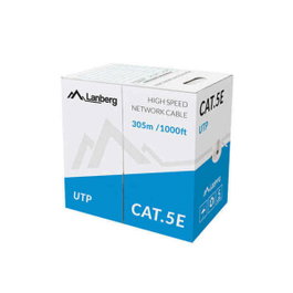 Lanberg Bobina de Cable de Red Cat5e U/UTP 305 m Gris