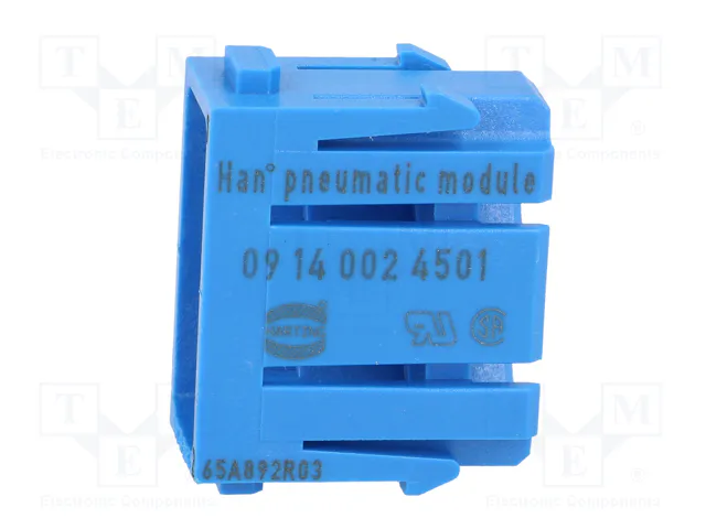 HARTING Han-Modular® Módulo Neumático Macho-Hembra de 2 Vías HARTING Han-Modular® Módulo Neumático Macho-Hembra de 2 Vías