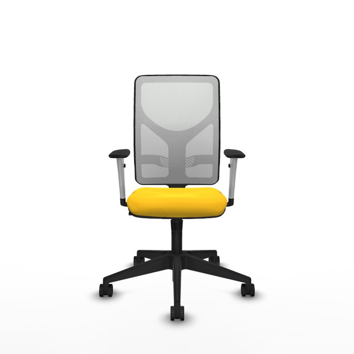 PIQUERAS Y CRESPO Silla de oficina Motilla con mecanismo Sincro, Amarillo y Blanco PIQUERAS Y CRESPO Silla de oficina Motilla con mecanismo Sincro, Amarillo y Blanco