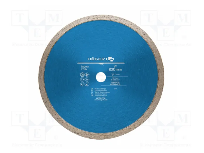 HÖGERT TECHNIK Disco cortante de diamante 230mm HÖGERT TECHNIK Disco cortante de diamante 230mm