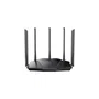 Tenda TX12 PRO - Router Wi-Fi 6 Doble Banda (2.4GHz/5GHz) 2402 Mbps, 3 Puertos LAN Gigabit, Negro