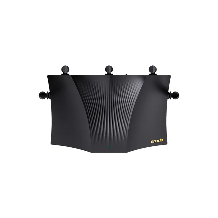 Tenda TX12 PRO - Router Wi-Fi 6 Doble Banda (2.4GHz/5GHz) 2402 Mbps, 3 Puertos LAN Gigabit, Negro