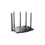 Tenda TX12 PRO - Router Wi-Fi 6 Doble Banda (2.4GHz/5GHz) 2402 Mbps, 3 Puertos LAN Gigabit, Negro