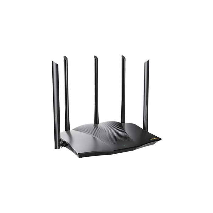 Tenda TX12 Pro Router Inalámbrico de Doble Banda (2.4 GHz / 5 GHz) Ethernet Rápido Negro