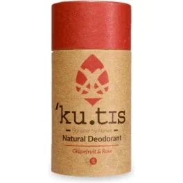 Kutis Skincare Desodorante en Barra Pomelo y Rosa - Alternativa Natural, Sin Aluminio, Vegano