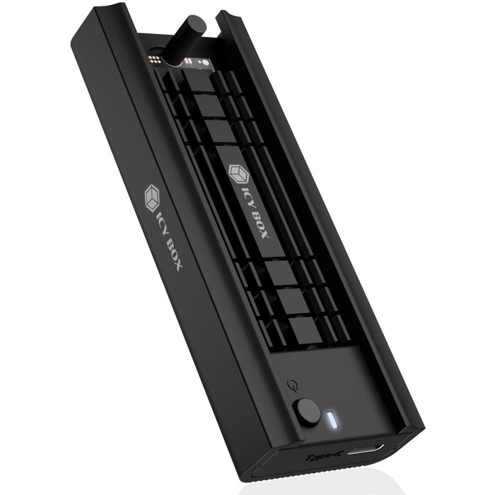 ICY BOX IB-180MC-C31 Caja externa para SSD M.2 NVMe y SATA, USB 3.2 Gen 2 Tipo-C, Negro ICY BOX IB-180MC-C31 Caja externa para SSD M.2 NVMe y SATA, USB 3.2 Gen 2 Tipo-C, Negro