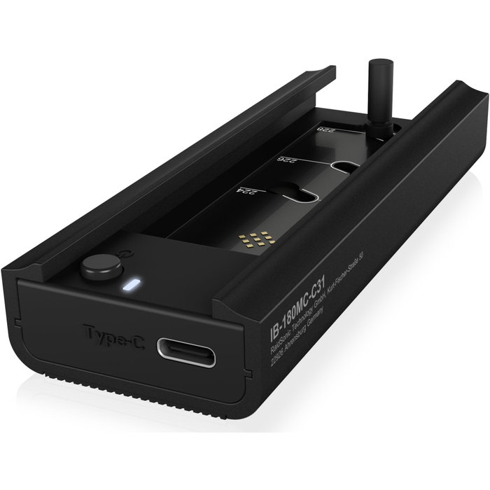 ICY BOX IB-180MC-C31 Caja externa para SSD M.2 NVMe y SATA, USB 3.2 Gen 2 Tipo-C, Negro ICY BOX IB-180MC-C31 Caja externa para SSD M.2 NVMe y SATA, USB 3.2 Gen 2 Tipo-C, Negro