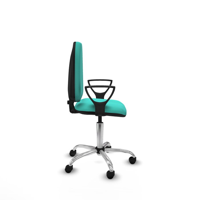 PIQUERAS Y CRESPO Silla de oficina Aýna Turquesa con Brazos Fijos PIQUERAS Y CRESPO Silla de oficina Aýna Turquesa con Brazos Fijos