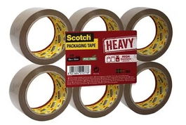 Scotch HV.5066.F6.B Pack 6 Cintas de Embalaje Marrón 50mm x 66m