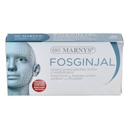MARNYS Fosginjal 30 Cápsulas - Jalea Real, Ginseng Coreano, Lecitina de Soja y Ácido Fólico para Esfuerzo Físico e Intelectual