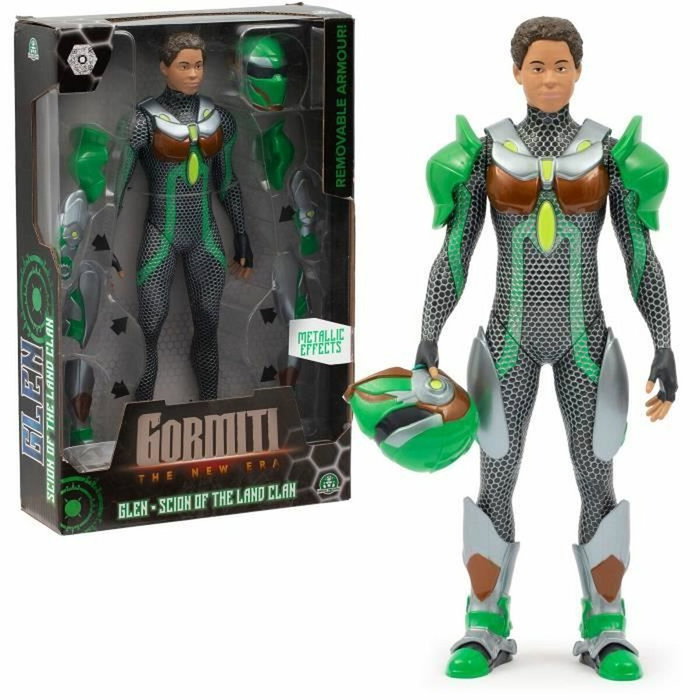 Gormiti Figura Articulada Vástago con Armadura Modelo Tierra 27 cm GRV031 Gormiti Figura Articulada Vástago con Armadura Modelo Tierra 27 cm GRV031