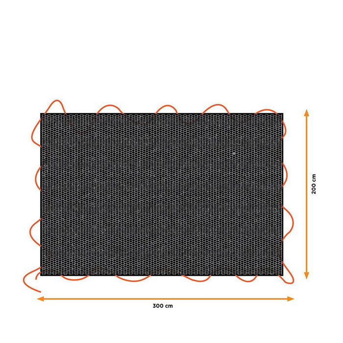 Black+Decker Lona negra para remolque 2x3m Black+Decker Lona negra para remolque 2x3m