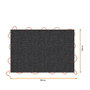 Black+Decker Lona negra para remolque 2x3m