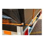 Black+Decker Lona negra para remolque 2x3m