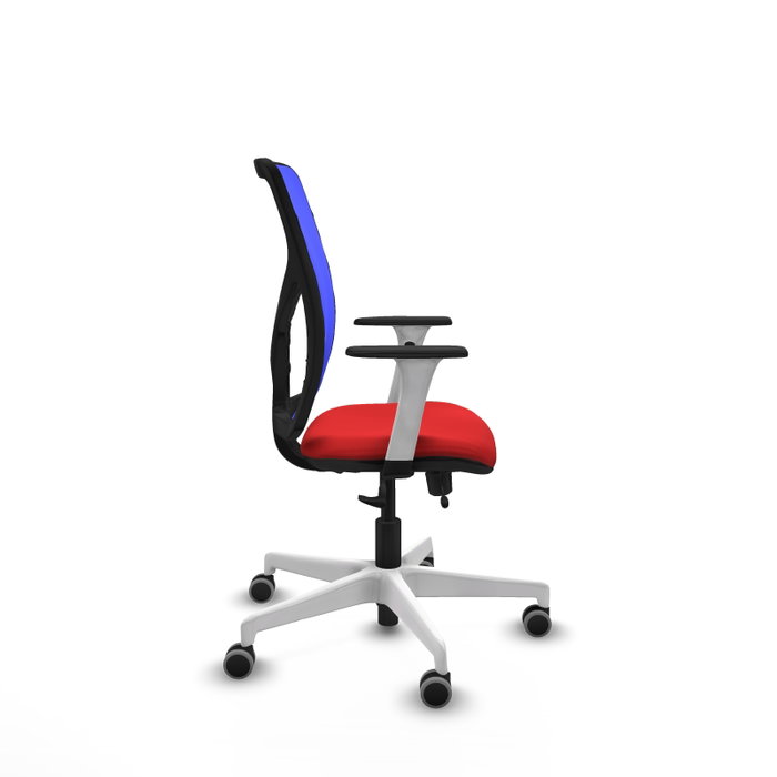 PIQUERAS Y CRESPO Silla de oficina Motilla con mecanismo Sincro/Traslack Rojo y Azul PIQUERAS Y CRESPO Silla de oficina Motilla con mecanismo Sincro/Traslack Rojo y Azul