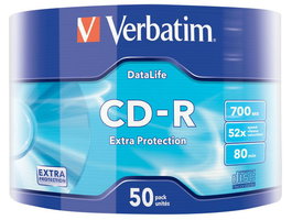 Verbatim CD-R Extra Protection, 700MB, 52x