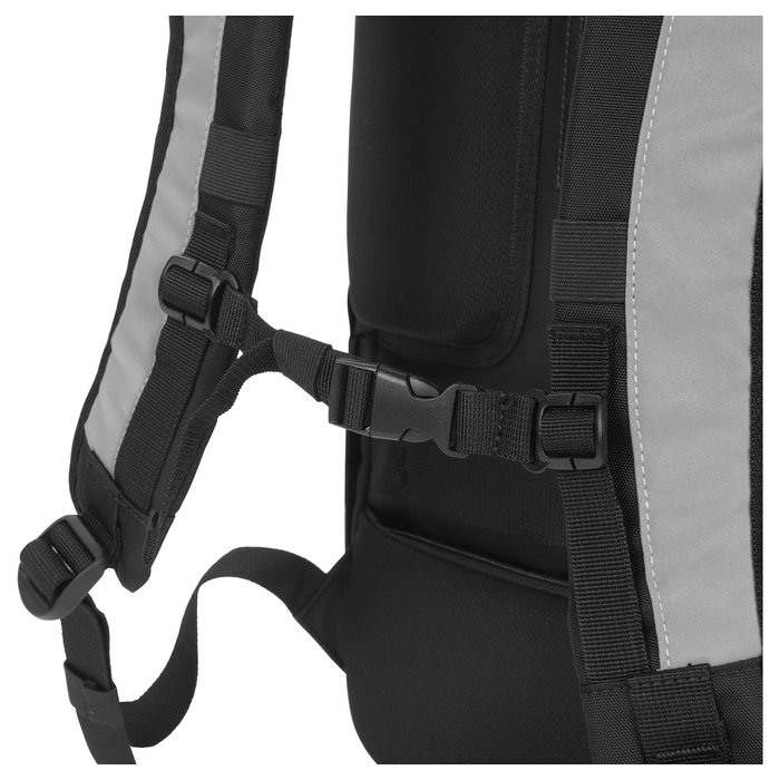 DICOTA Mochila Hi-Vis V2 Reflective 25 Black