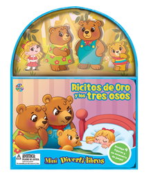 PHIDAL EDITIONS, Ricitos de Oro y los tres osos (Mini Diverti-Libros)