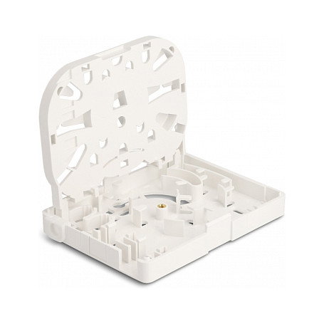 DeLOCK Caja de conexión de fibra óptica para montaje en pared 2 x SC Simplex o LC Duplex Blanco