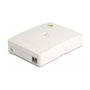 DeLOCK Caja de conexión de fibra óptica para montaje en pared 2 x SC Simplex o LC Duplex Blanco