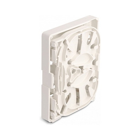 DeLOCK Caja de conexión de fibra óptica para montaje en pared 2 x SC Simplex o LC Duplex Blanco