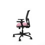 PIQUERAS Y CRESPO Silla de oficina Yunquera Rosa con Mecanismo Sincro/Traslack