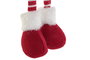 DKD Home Decor Figura de Gnomo Rojo y Blanco 17x12x63 cm