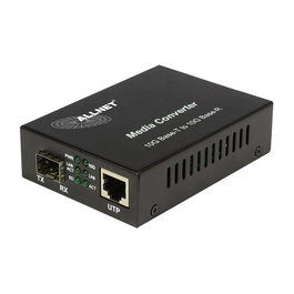 ALLNET ALL-MC109-SFP+ Convertidor de Medios 10GBASE-T a SFP+ 10GBASE-SX/LX, Single-/Multimode, RJ-45 y Fibra Óptica