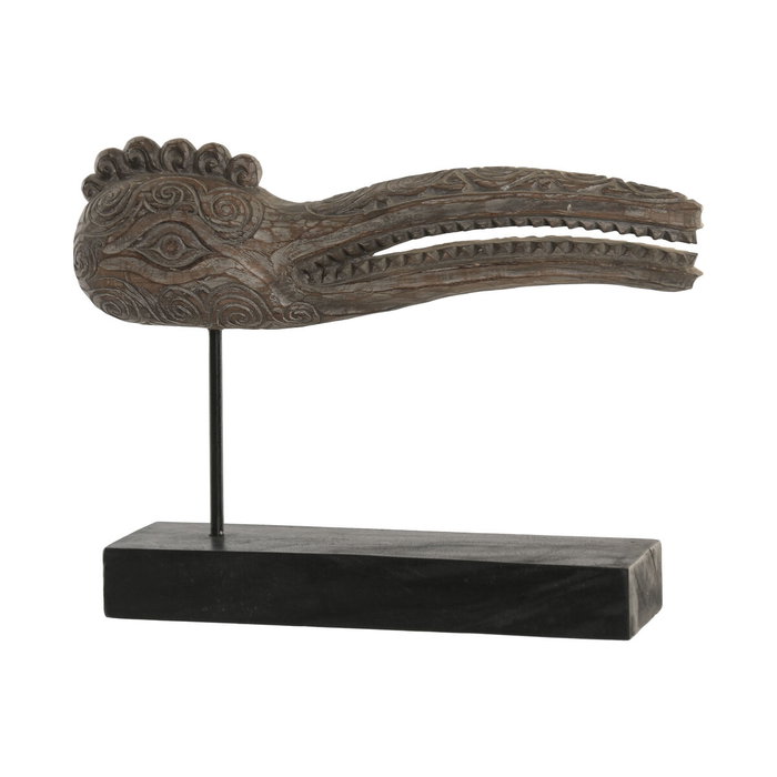 DKD Home Decor Figura Suar y Hierro Máscara Tribal