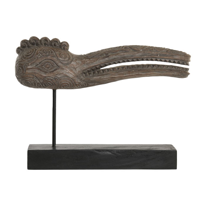 DKD Home Decor Figura Suar y Hierro Máscara Tribal