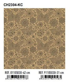 Papel De Regalo Bobina Basika 31 Cm X 80 M (2 Kg Aprox.) Todo Año (Ch2304-Kc 31 Cm)