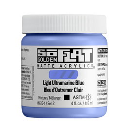 Golden SoFlat Colores Acrílicos Ultramar azul Claro 118 ml