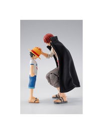Tamashii Nations - Figuras Articuladas S.H. Figuarts Shanks & Monkey D. Luffy Childhood Version - One Piece Premium Bandai