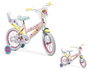 Bicicleta Barbie de 14 Pulgadas para Niños de 4 a 6 Años - Rosa