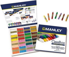 MANLEY Ceras 16 Colores Surtidos (192 unidades)