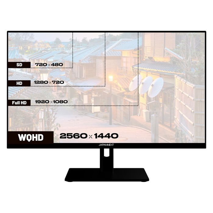JAPANNEXT JN-IPS27WQHDR-C65W-FLD-T Monitor 68.58cm (27") WQHD IPS Touchscreen 2560 x 1440, 75Hz, HDR10, FreeSync, USB-C 65W, Negro