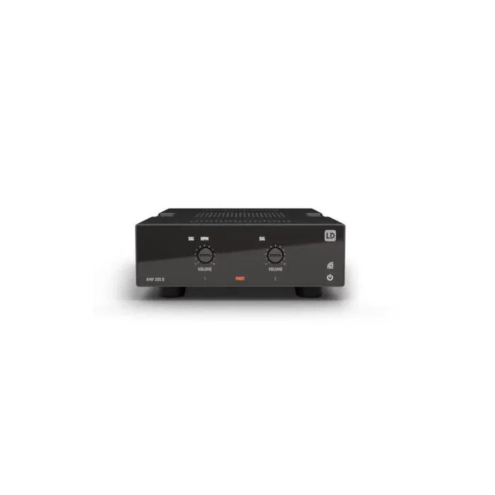 LD Systems LDAMP205D Amplificador de Audio 2x50W Clase D 4 Ohm con Dante, PoE