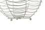 DKD Home Decor Frutero de Metal Cromado Plateado 25x25x12,3 cm (Pack de 2) SKU: B1AYDZEFPY