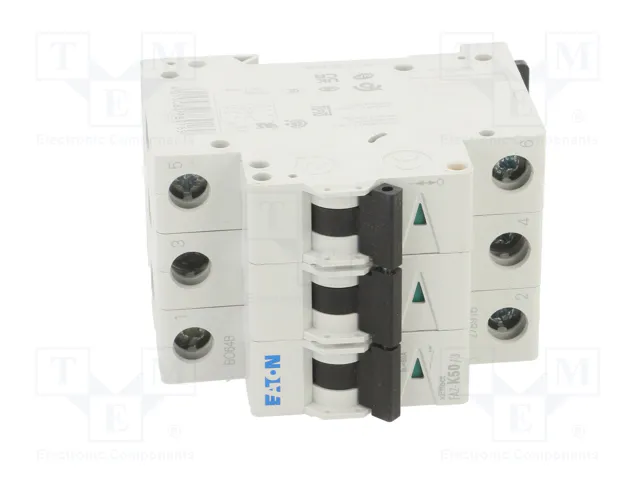 EATON ELECTRIC FAZ-K50/3 Interruptor magnetotérmico de 3 polos 50A 15kA