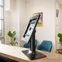 TooQ TQATC2601-B Soporte Mesa Tablet VESA 75x75 3kg Negro