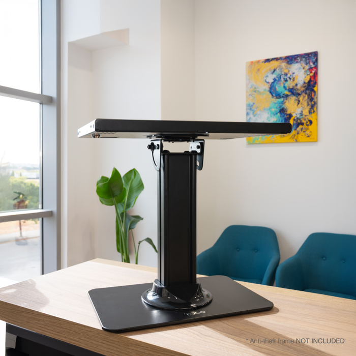 TooQ TQATC2601-B Soporte Mesa Tablet VESA 75x75 3kg Negro