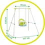 Smoby Columpio Metálico 1st Edad Baby Swing Altura 120 cm SMO3032168303041