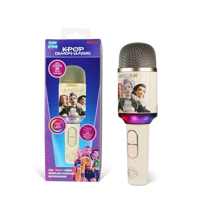 OTL TECHNOLOGIES Micro Karaoke LED Golden Kpop Demon Hunter