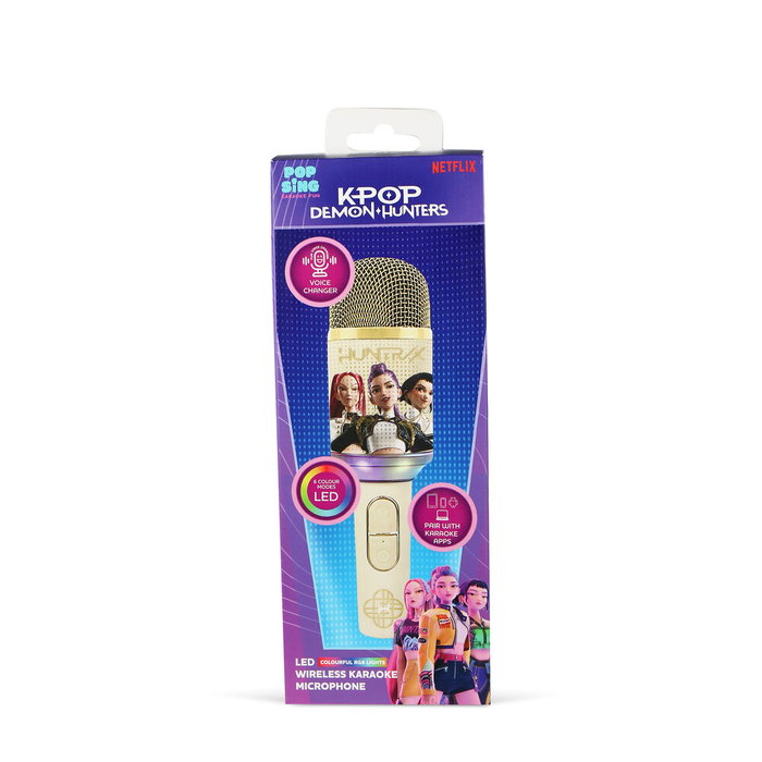OTL TECHNOLOGIES Micro Karaoke LED Golden Kpop Demon Hunter