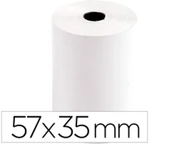 Q-connect Rollo Sumadora Térmico 57mm x 35mm TPV Sin Bisfenol A