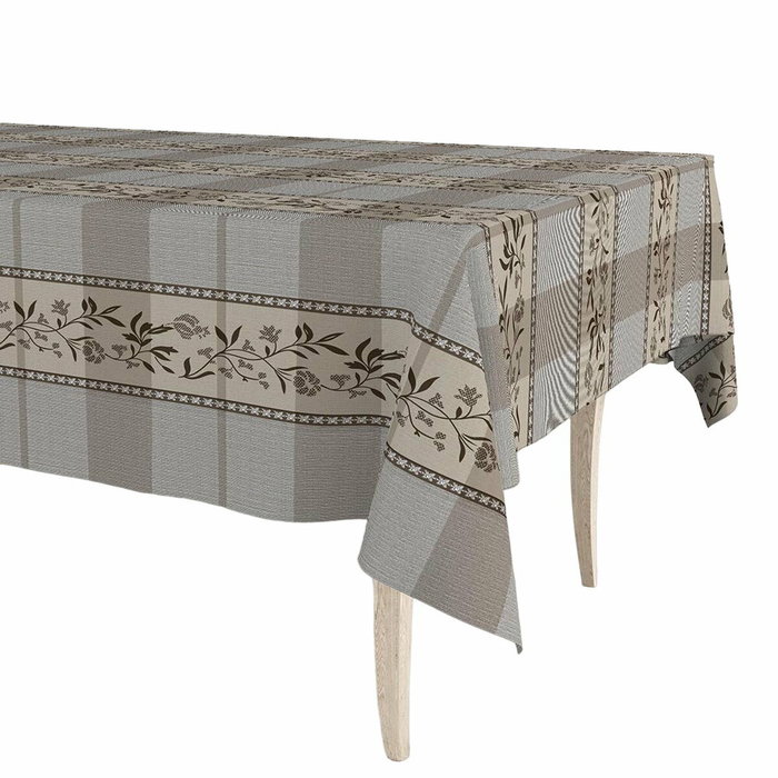 Exma Rollo de hule mantel beige-marrón 1,40 x 25 m