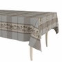 Exma Rollo de hule mantel beige-marrón 1,40 x 25 m