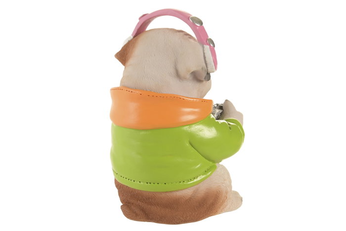 DKD Home Decor Figura de Resina Perro Gamer Surtido de 3 Unidades DKD Home Decor Figura de Resina Perro Gamer Surtido de 3 Unidades
