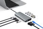 eSTUFF Hub USB-C 12 en 1 con Triple Pantalla 4K, VGA, PD 100W, Ethernet, para PC y Tablets - Estación de Acoplamiento Móvil